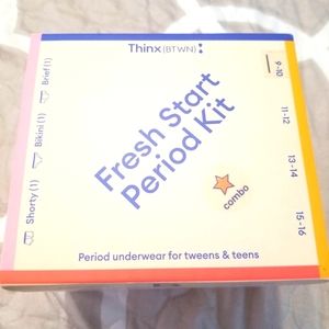 Thinx Fresh Start Period Kit size 9-10 Tweens & teens